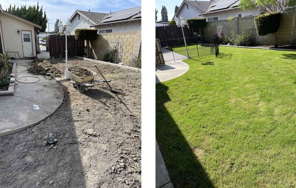 grass sod installation orange county