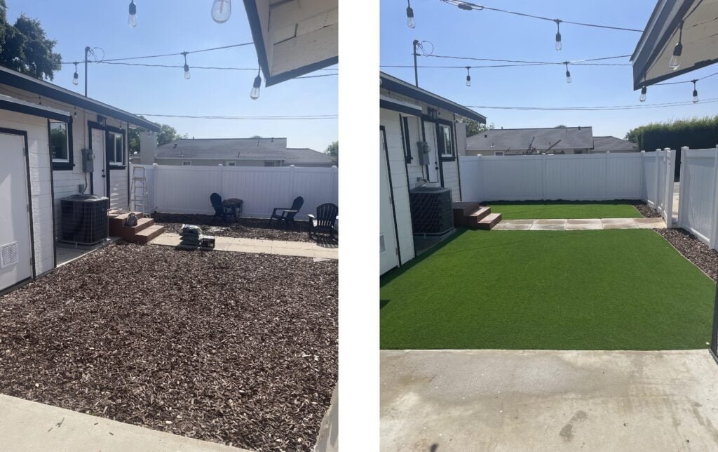 Turf grass installation newport beach CA